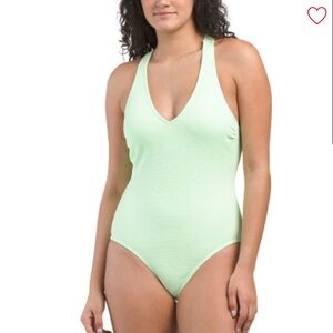 BCA by Rebecca Virtue Mint Green One-Piece Swimsuit size S